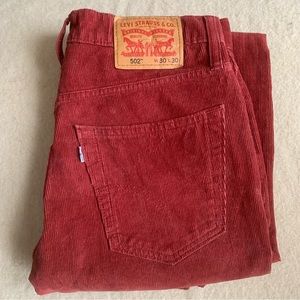 Levi’s 502 30l30w cords